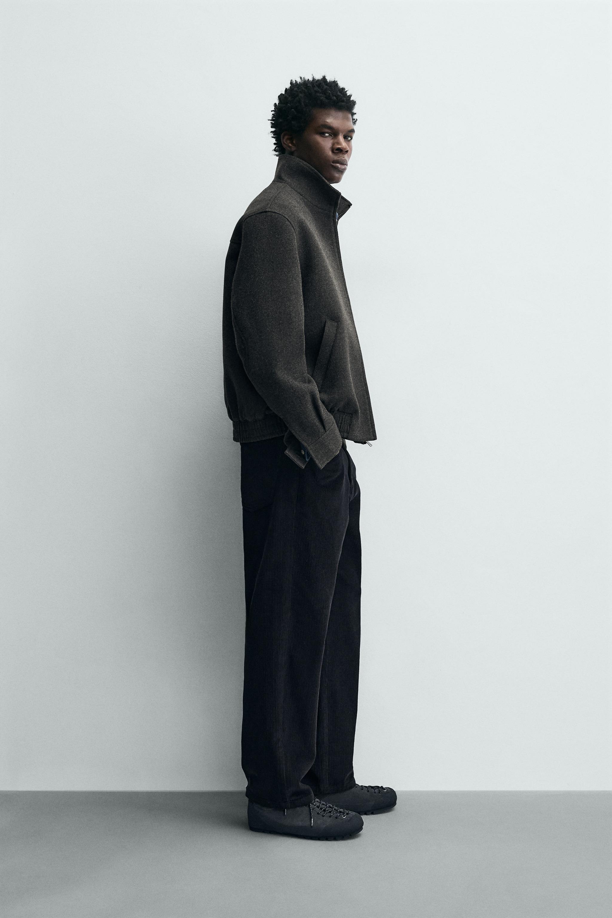 PANTALON STRAIGHT FIT EN VELOURS CÔTELÉ